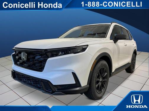 Platinum White Pearl 2026 Honda CR-V Hybrid Sport AWD