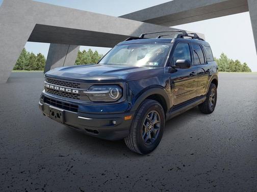 Alto Blue Metallic Tinted Clearcoat 2021 Ford Bronco Sport Badlands