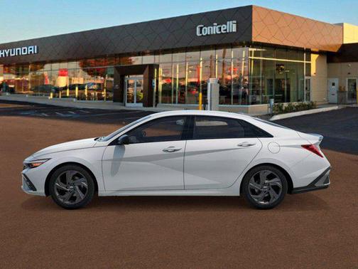 Serenity White 2026 Hyundai ELANTRA HEV SEL Sport