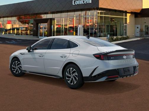 Serenity White 2026 Hyundai SONATA Hybrid Base