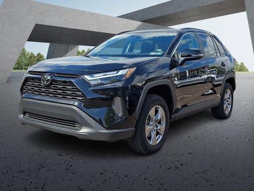 Midnight Black Metallic 2025 Toyota RAV4 Hybrid XLE