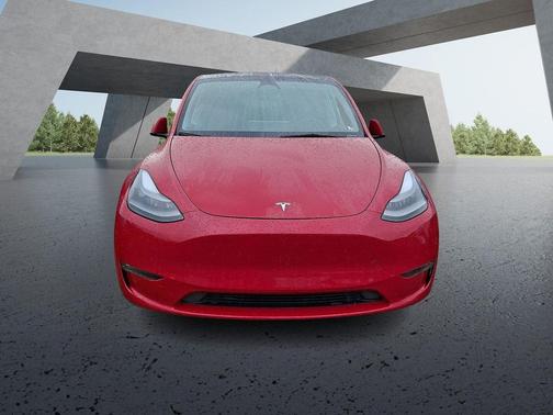 Red 2023 Tesla Model Y Long Range