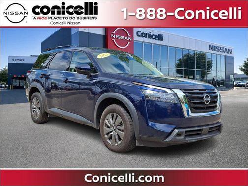 Deep Ocean Blue Pearl 2025 Nissan Pathfinder SV 4WD