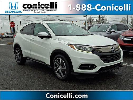 Platinum White Pearl 2021 Honda HR-V EX-L