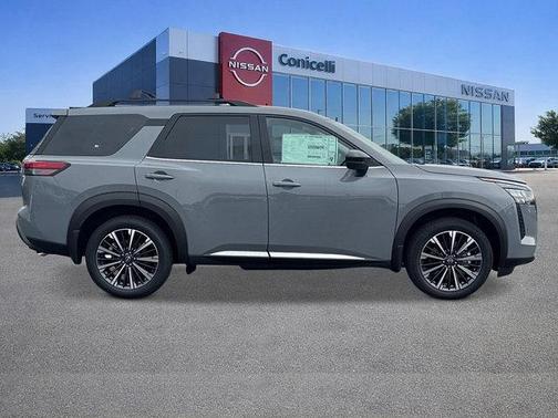Boulder Gray Pearl 2026 Nissan Pathfinder Platinum
