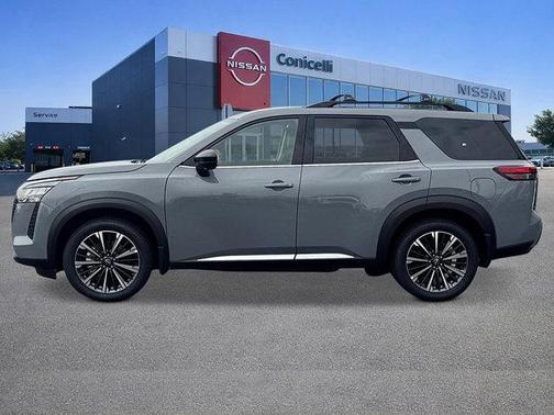 Boulder Gray Pearl 2026 Nissan Pathfinder Platinum