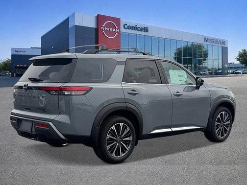 Boulder Gray Pearl 2026 Nissan Pathfinder Platinum