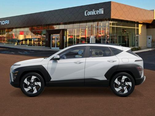 Atlas White 2026 Hyundai KONA Limited