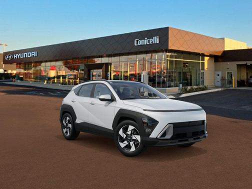 Atlas White 2026 Hyundai KONA Limited