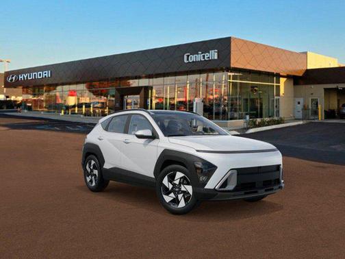 Atlas White 2026 Hyundai KONA Limited