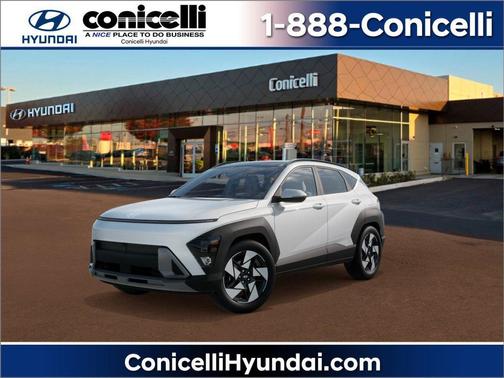 Atlas White 2026 Hyundai KONA Limited