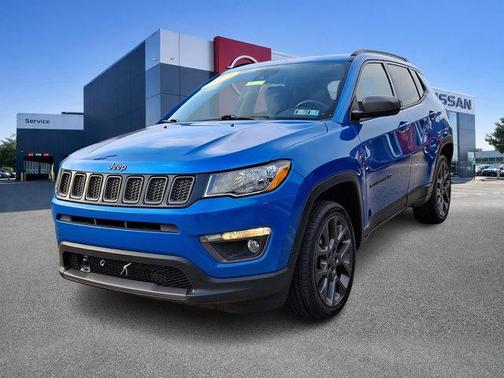 Laser Blue Pearlcoat 2021 Jeep Compass 80th Special Edition