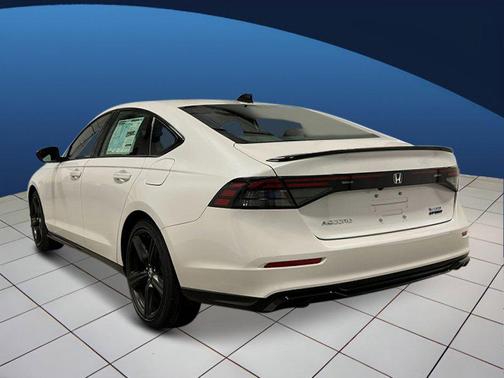 Platinum White Pearl 2025 Honda Accord Hybrid Sport-L