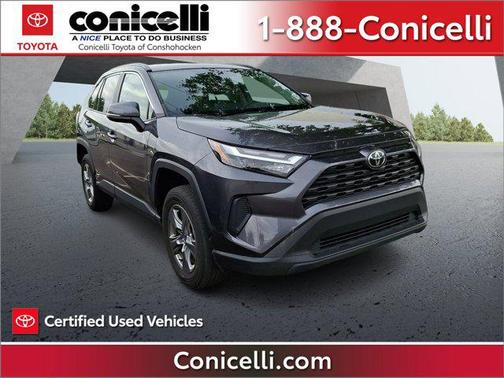 Magnetic Gray Metallic 2025 Toyota RAV4 Hybrid XLE