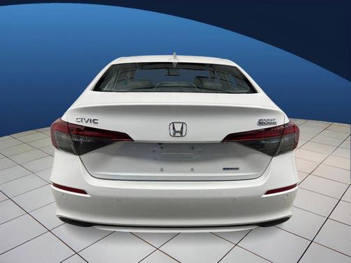 Platinum White Pearl 2026 Honda Civic Hybrid Sport Touring