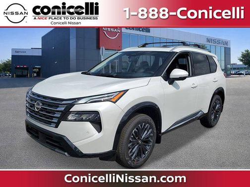 Everest White Pearl Tricoat 2026 Nissan Rogue Platinum