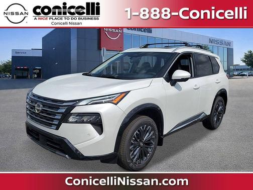Everest White Pearl Tricoat 2026 Nissan Rogue Platinum