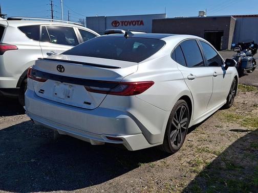 White 2025 Toyota Camry XSE