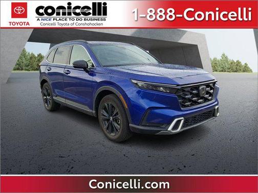 Blue 2023 Honda CR-V Hybrid Sport Touring AWD