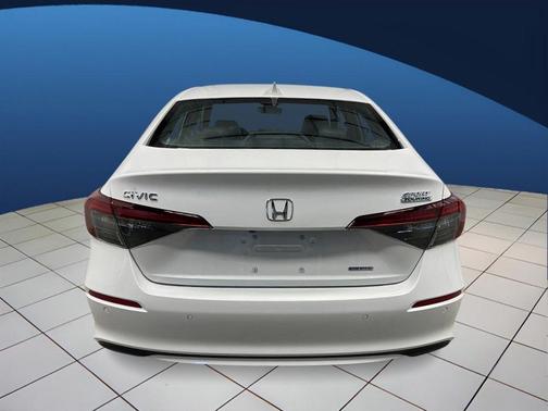 Platinum White Pearl 2026 Honda Civic Hybrid Sport Touring