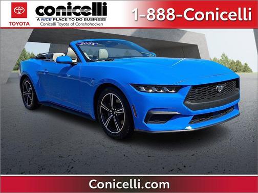 Grabber Blue Metallic 2024 Ford Mustang EcoBoost Premium