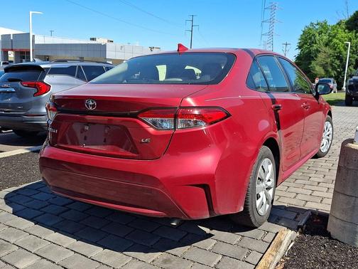 Red 2021 Toyota Corolla LE