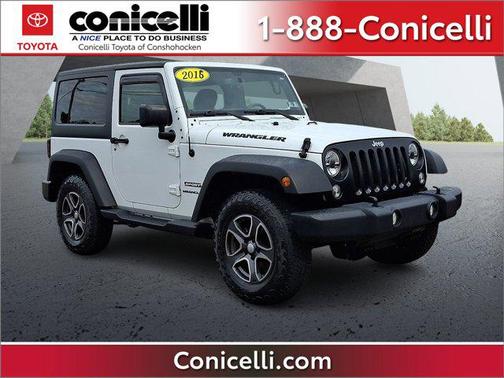 Bright White Clearcoat 2016 Jeep Wrangler Sport