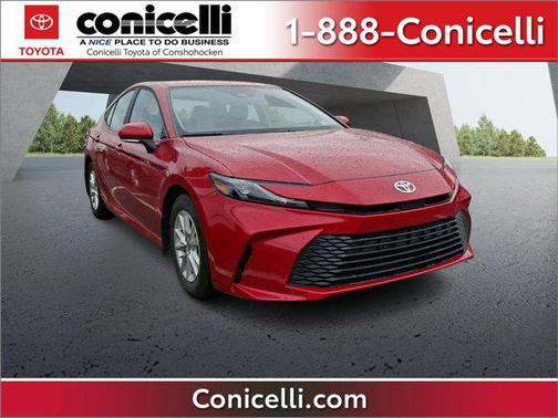 Red 2025 Toyota Camry LE