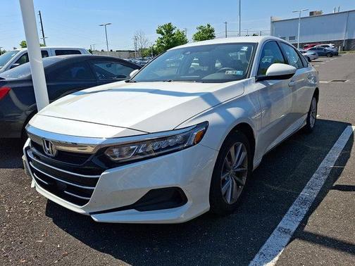 Platinum White Pearl 2021 Honda Accord LX 1.5T