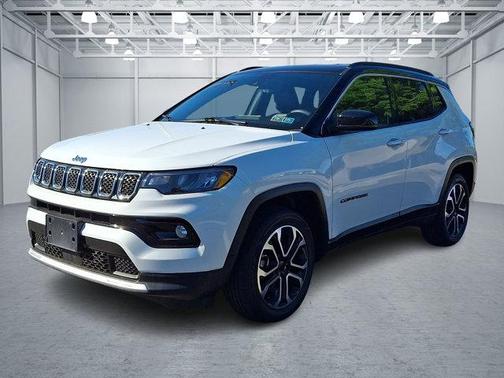 Bright White Clearcoat 2024 Jeep Compass Limited