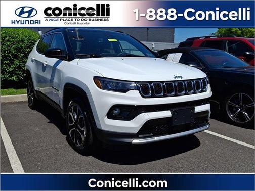 Bright White Clearcoat 2024 Jeep Compass Limited