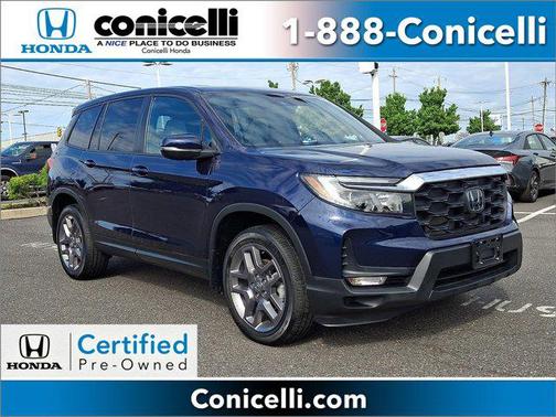 Blue 2023 Honda Passport AWD EX-L