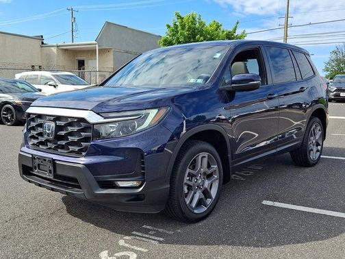 Blue 2023 Honda Passport AWD EX-L