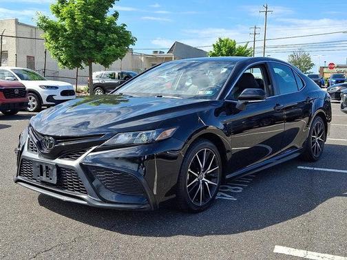 Midnight Black Metallic 2023 Toyota Camry SE
