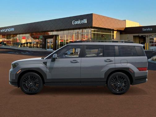 Hampton Gray 2026 Hyundai SANTA FE HEV Calligraphy
