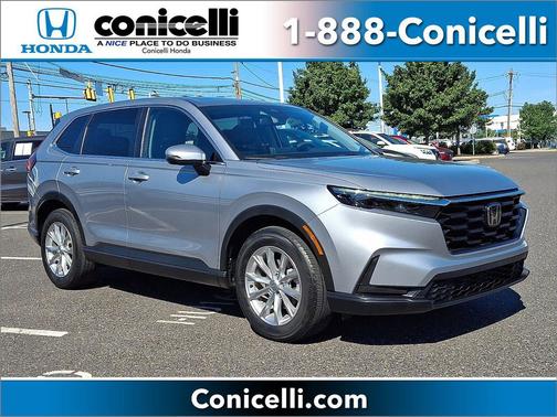 Lunar Silver Metallic 2024 Honda CR-V EX AWD