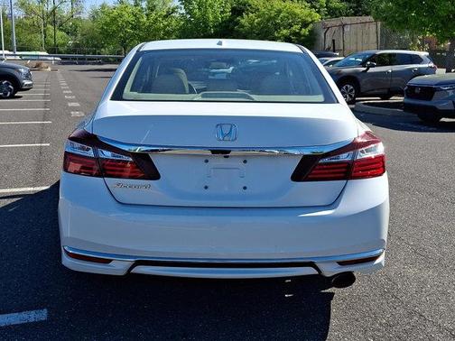 White 2016 Honda Accord EX-L
