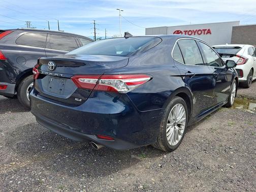 Blue 2020 Toyota Camry XLE