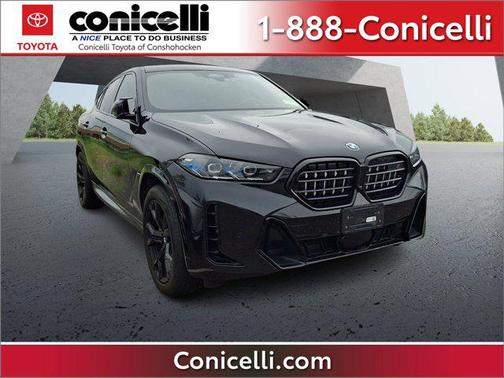 Black 2025 BMW X6 xDrive40i