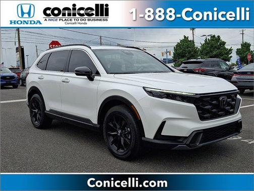Platinum White 2023 Honda CR-V Hybrid Sport AWD