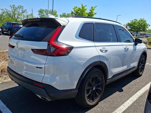 Platinum White 2023 Honda CR-V Hybrid Sport AWD