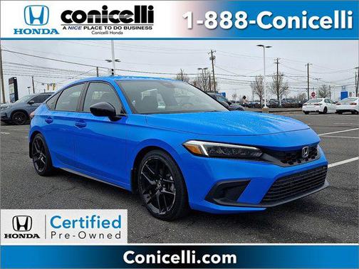 Boost Blue Pearl 2024 Honda Civic Sport