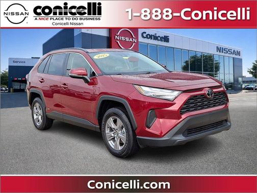 Ruby Flare Pearl 2025 Toyota RAV4 Hybrid XLE