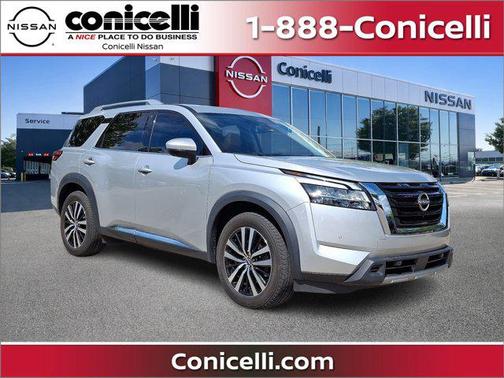Brilliant Silver Metallic 2023 Nissan Pathfinder Platinum 4WD