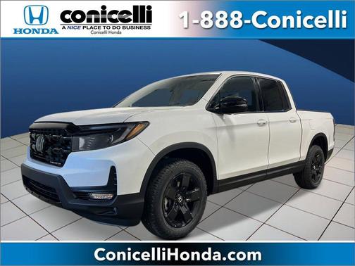 Platinum White Pearl 2026 Honda Ridgeline Black