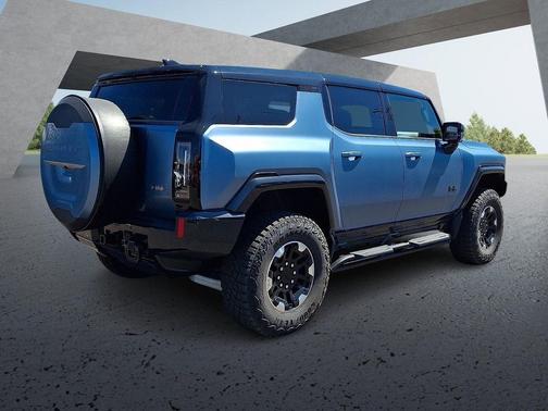 Neptune Blue Matte 2024 GMC HUMMER EV SUV 3X