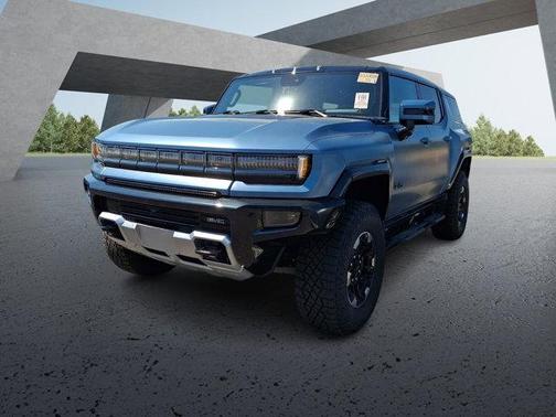 Neptune Blue Matte 2024 GMC HUMMER EV SUV 3X