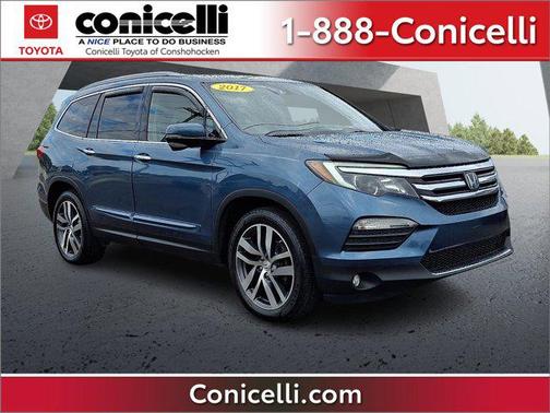 Blue 2017 Honda Pilot Touring