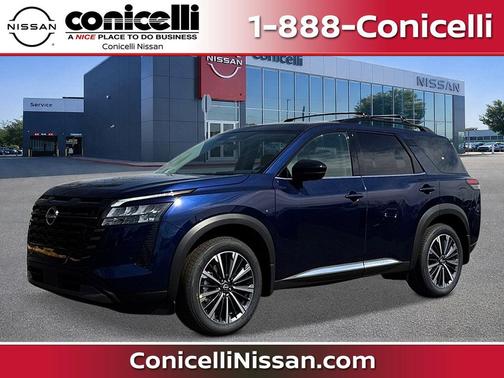 Deep Ocean Blue Pearl 2026 Nissan Pathfinder Platinum