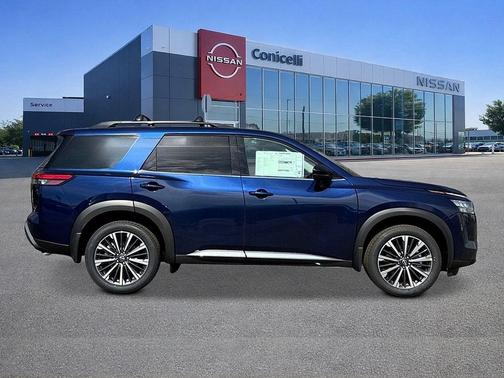 Deep Ocean Blue Pearl 2026 Nissan Pathfinder Platinum